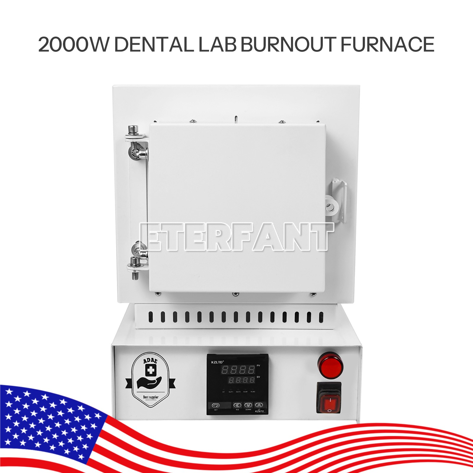Dental 2000W Wax Burnout Furnace 1100℃ High Temperature Mini Wax Muffle Oven220V