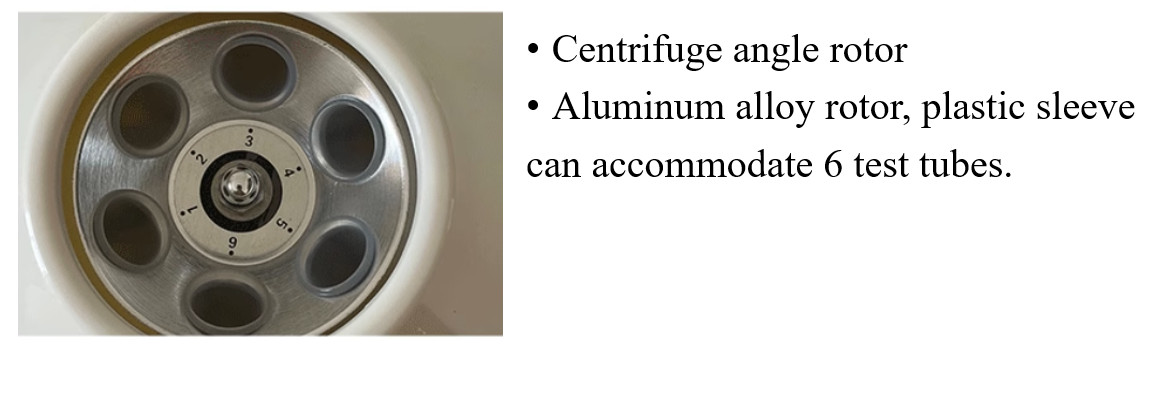 4000rpm 20mlx6 Electric Centrifuge Machine Lab Medical Practice Model: LC-04R