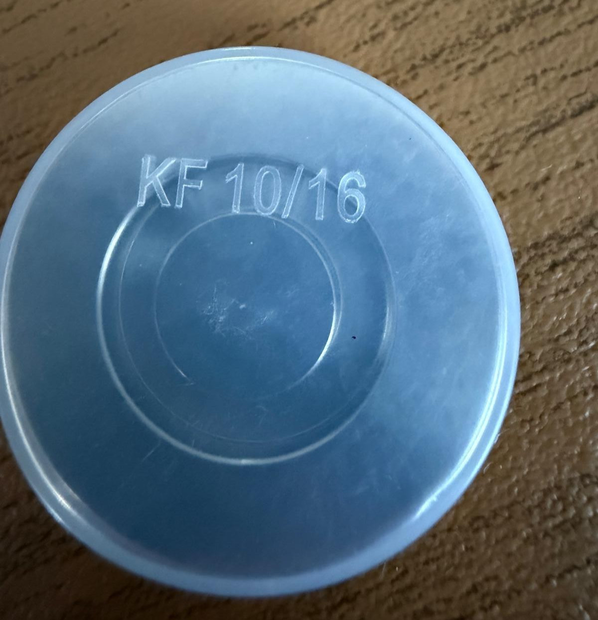KF16 Vacuum Blank Cap Aluminum NW16 Flange Cover w/ Plastic Cap LOT OF 5