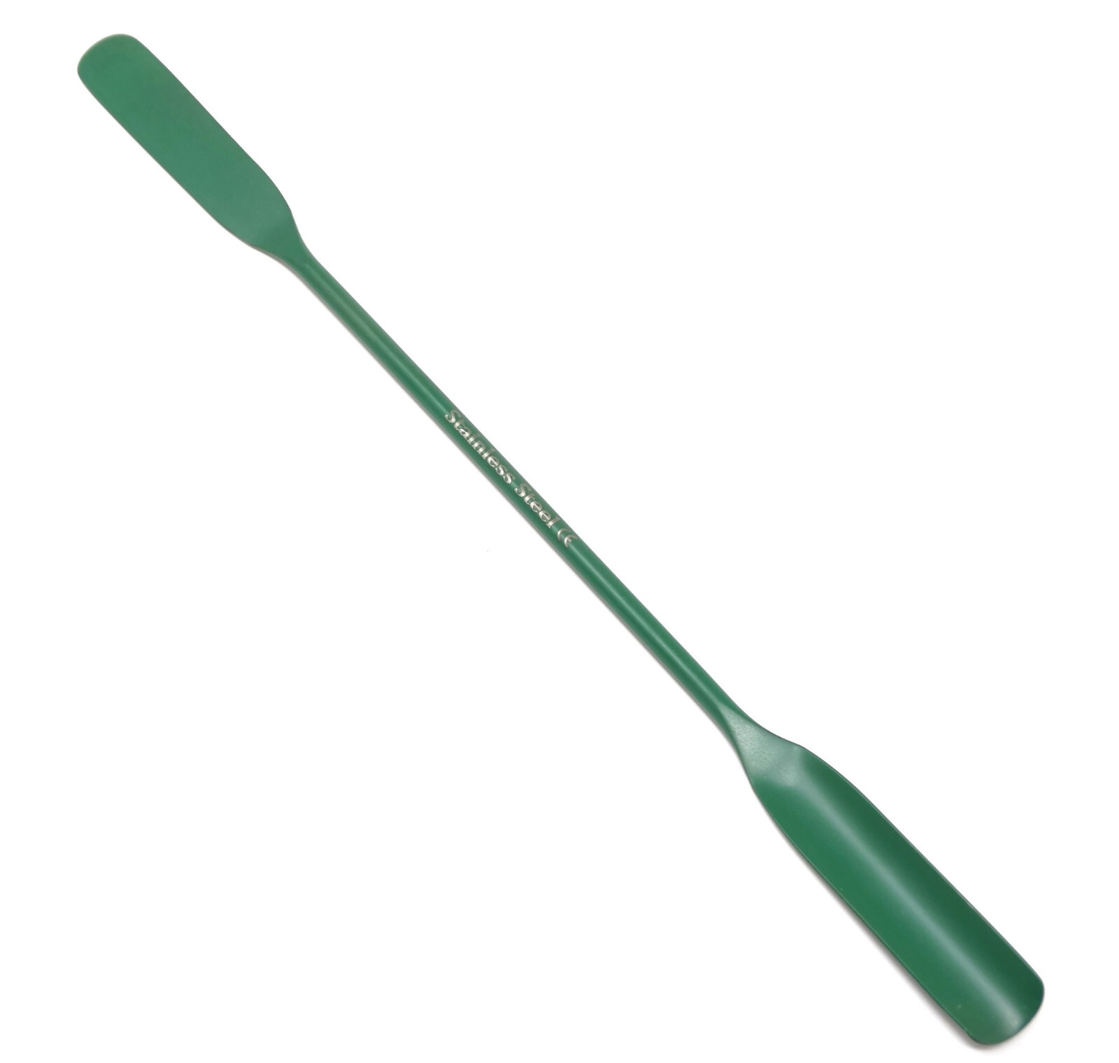 PTFE Coated 7″ Stainless Steel Double Ended Micro Lab Spatula Square & Scoop