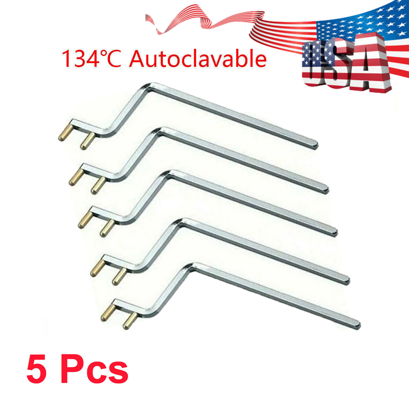 10 Pcs Dental XCP Posterior Metal Indicator Arm X-Ray Positioning Arm – Yellow