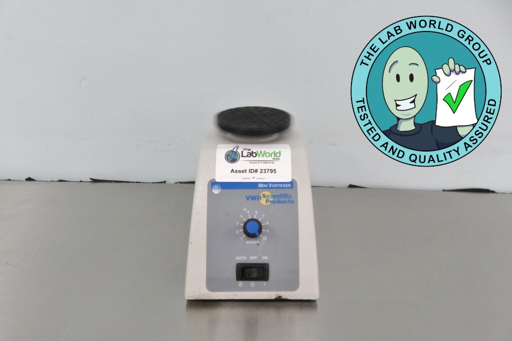 VWR Mini Vortexer with Flat Top TESTED with Warranty SEE VIDEO
