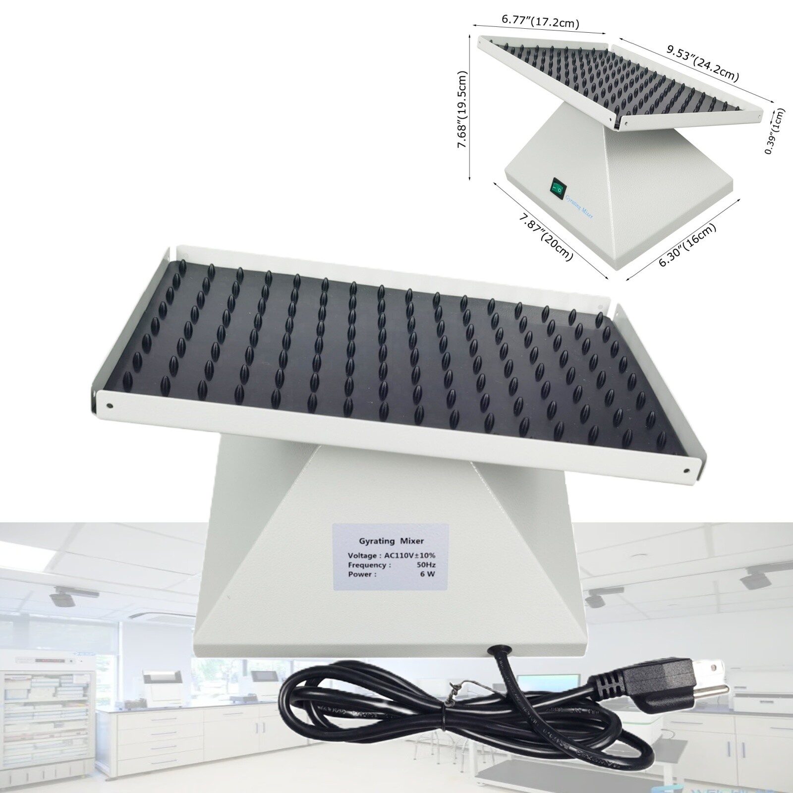 110V 60Hz 3D Rotary Mixer 3D Orbital Shaker Mixer 3D Rotating Table Oscillator