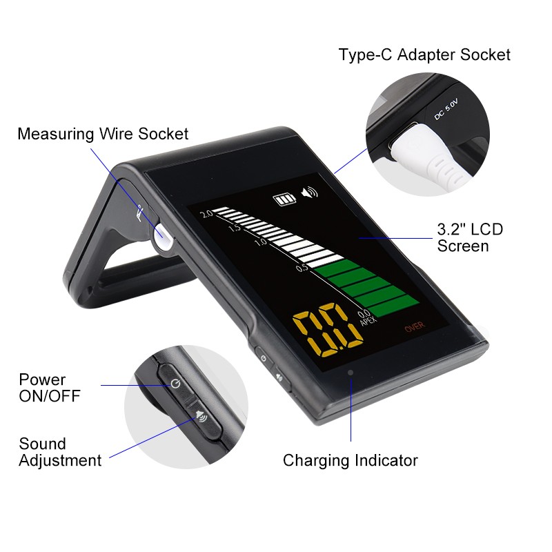 Dental Endo Apex Locator Endodontic Root Canal Finder Measurement 3.2’LCD Screen