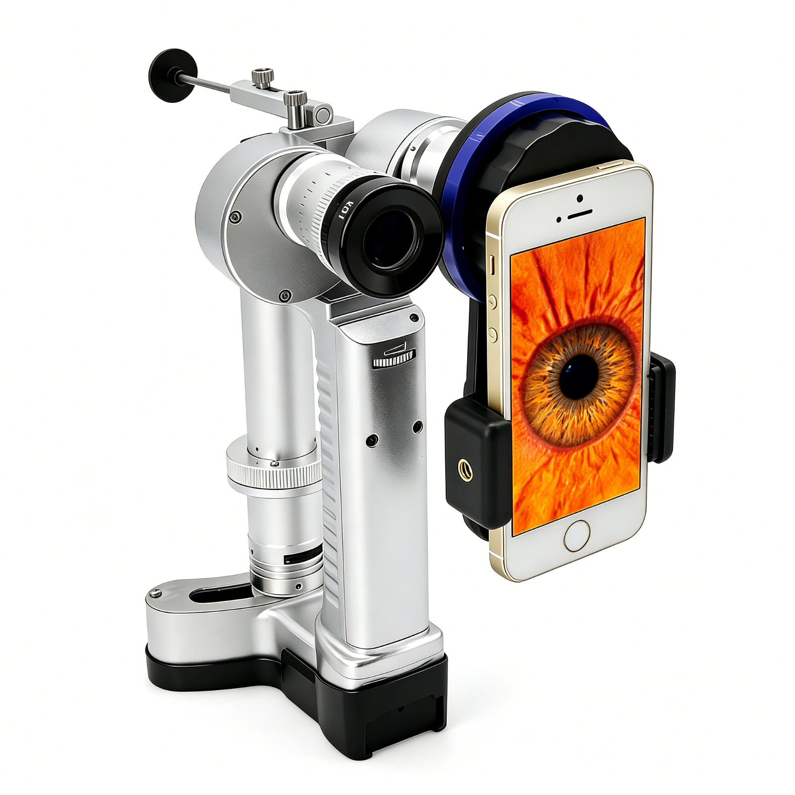 Handheld Portable Slit Lamps Microscope With Smartphone Iphone Camera Adapter