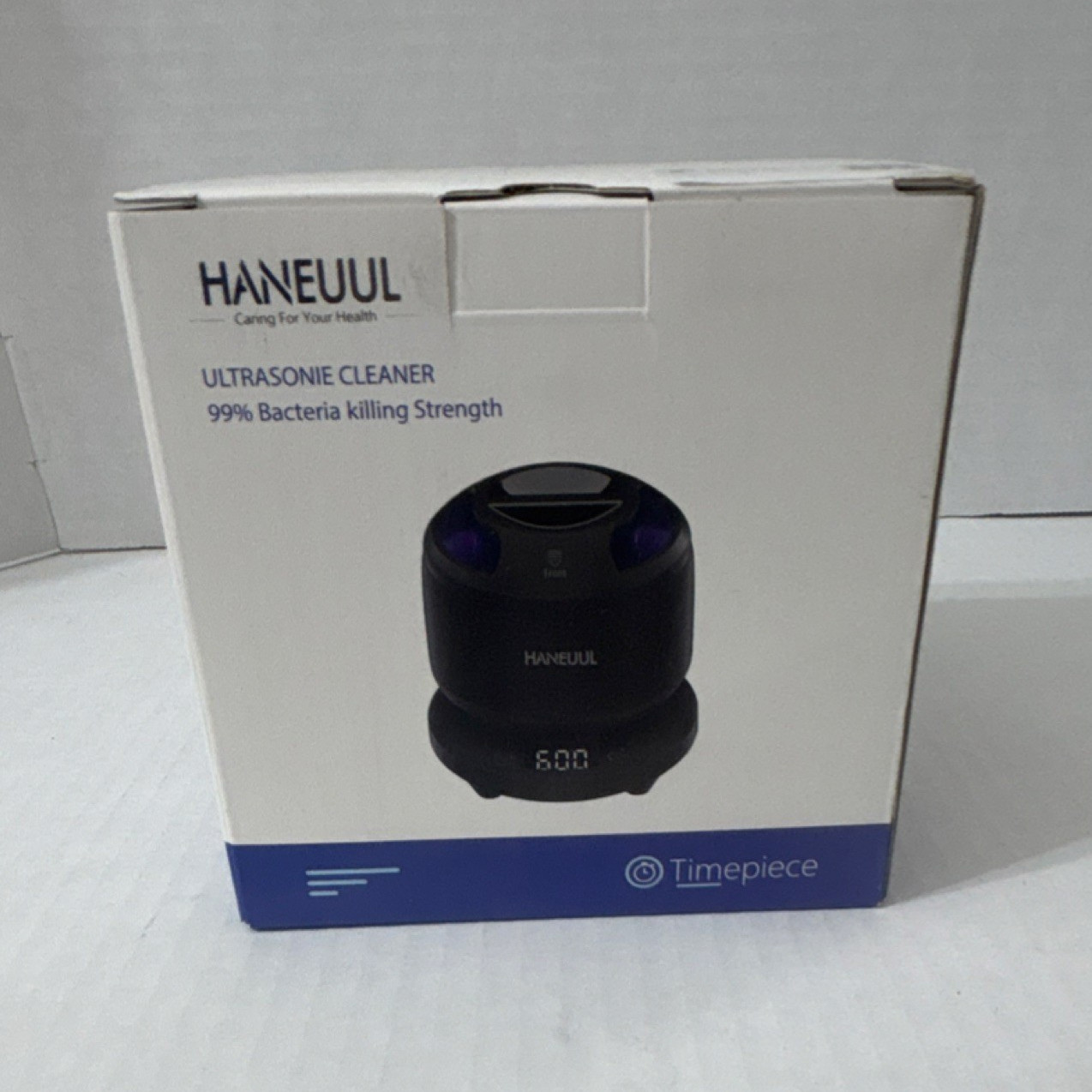 Haneuul 42000Hz Ultrasonic Cleaner with UV-C Lights SUS 304 Stainless Steel Tank
