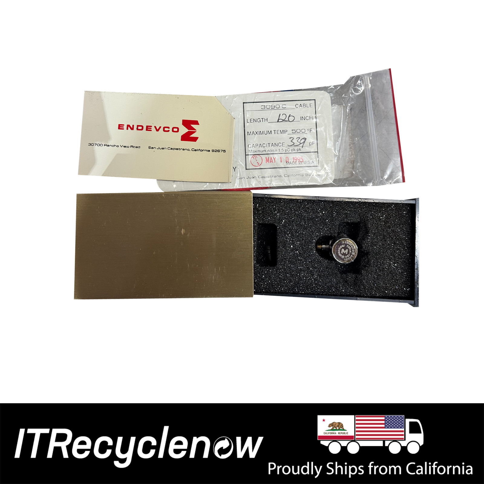 Endevco 7701‑100 Piezoelectric Accelerometer – 100mV/g Vibration Sensor