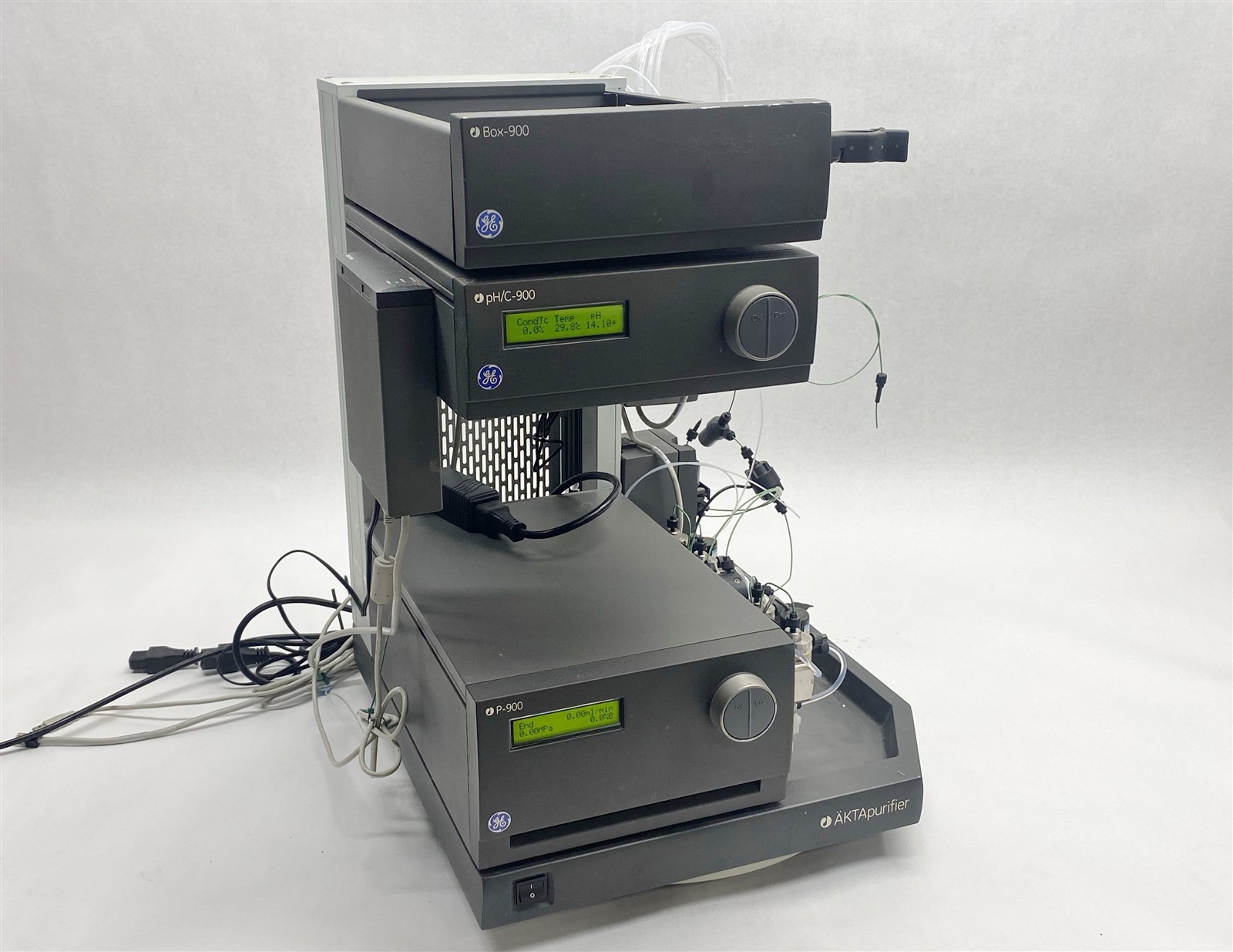 Amersham Pharmacia AKTA P-900 pH/C-900 Box-900 w/ INV-907 PV-908 M-925 CU-950