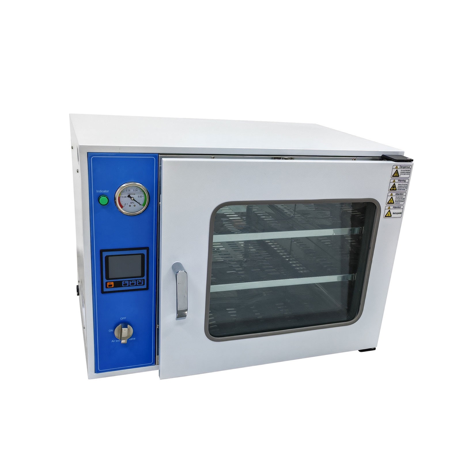 Digital Vacuum Drying Oven Heating and Drying Cabinet 110V 1400W Temp. Adjustabl