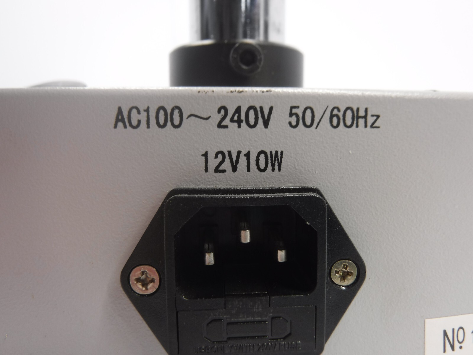 AC100 ~240V 50/60Hz 12V10W NO1107824 Duel LED Microscope Stand
