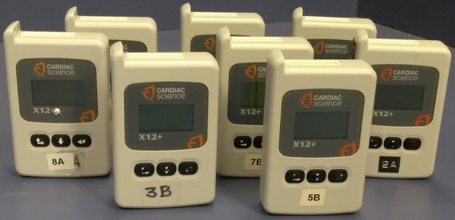 Lot of 8 Cardiac Science X12+ ECG Wireless Telemetry Transmitters