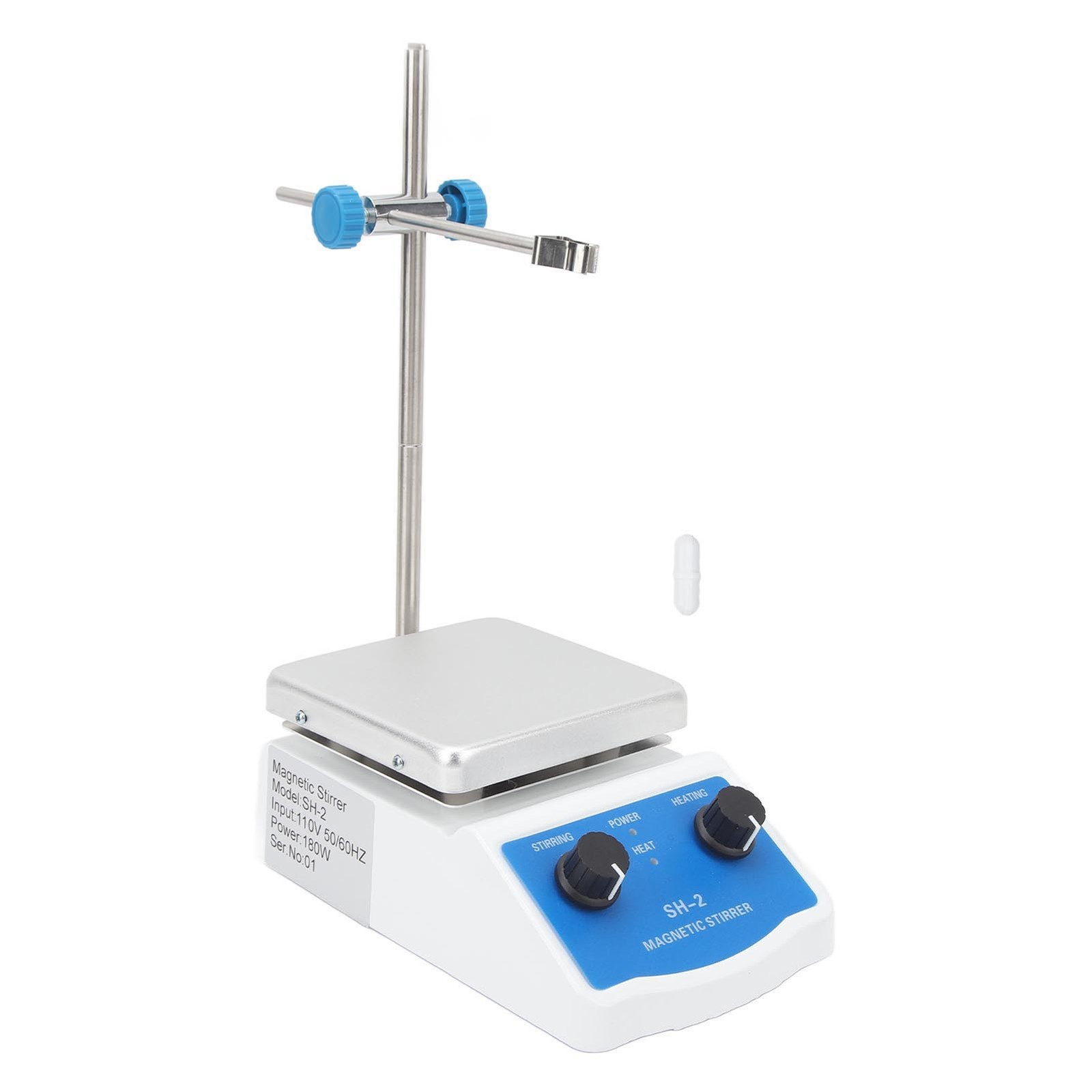 2000ml Magnetic Stirrer 0-1600RPM Hotplate Hot Plate Mixer Magnetic Mixer