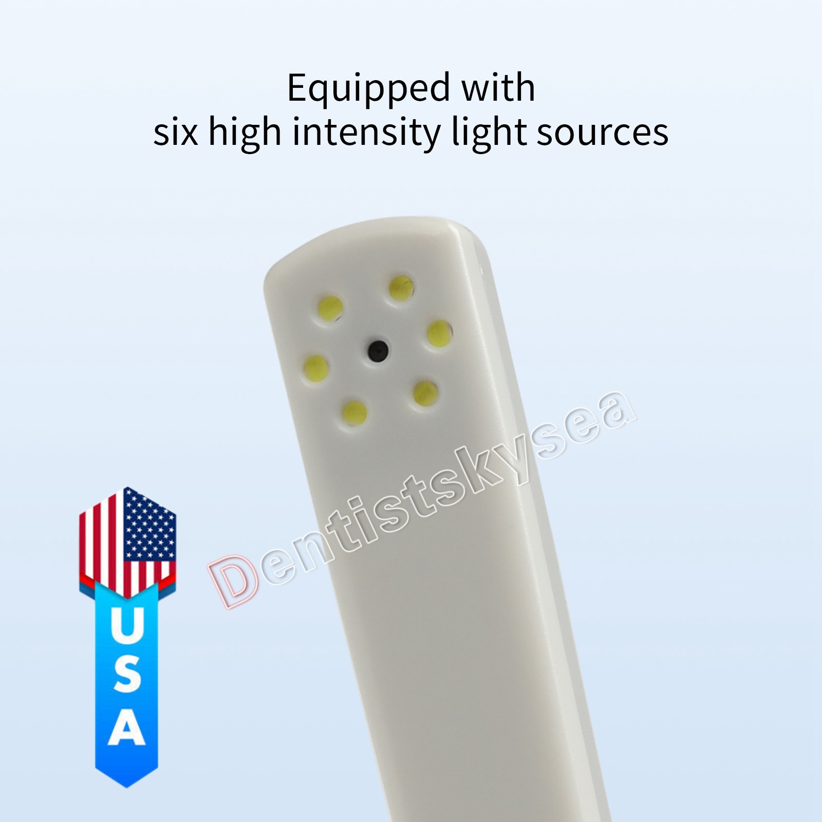 OLED+ 5 Light LED E-Generator Dental High Speed Fiber Optic Handpiece 2/4Holes