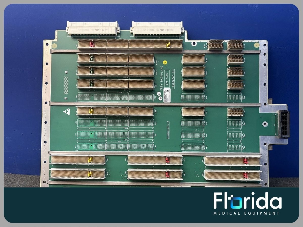 GE VIVID E9 FREY BACKPLANE MODEL: GA200685-2 REV 1 – 30 DAYS WARRANTY