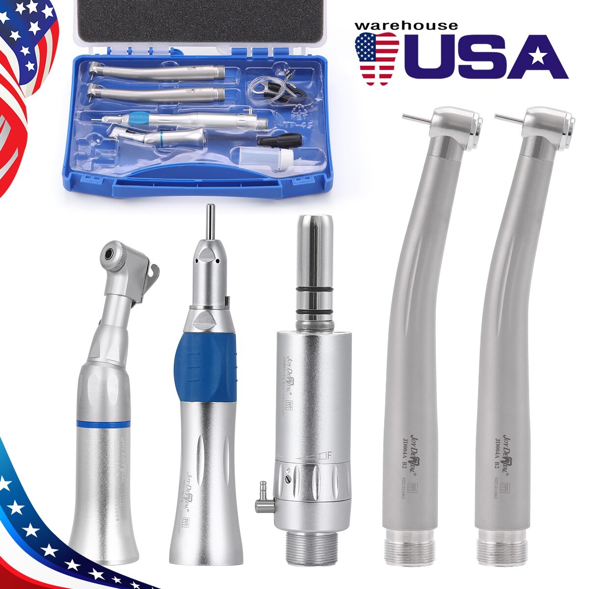 14L Dental Autoclave Steam Sterilizer Medical Sterilization/Handpiece Kit 4Holes