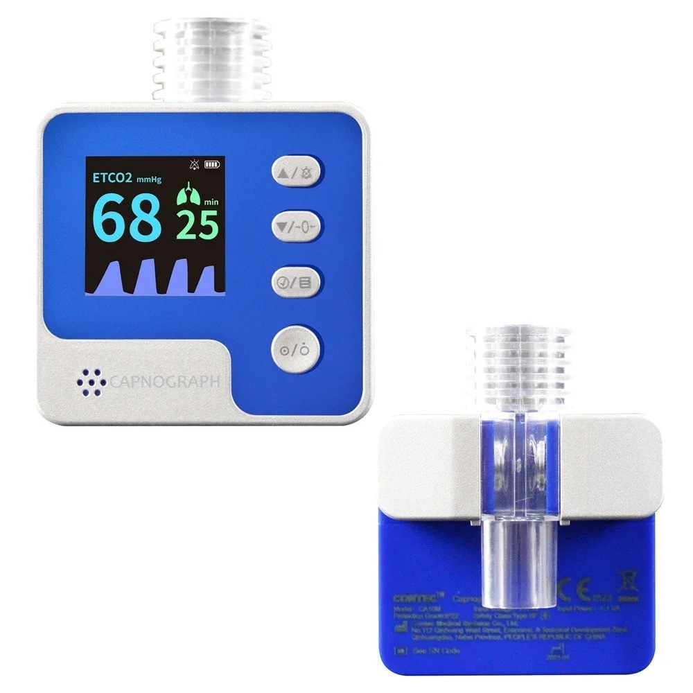 CA10M Mainstream End-tidal Capnograph ETCO2 Respiration Alarm Monitor Human use