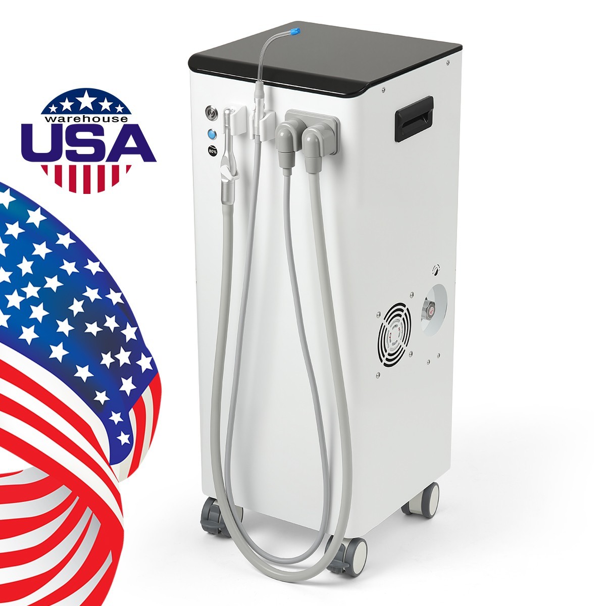 Dental Portable Mobile Delivery Unit System Cart /Dental Suction System Pump