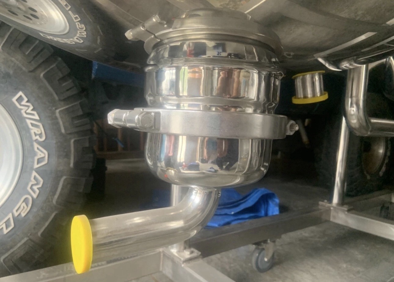 304 stainless steel Jacketed 150L Reactor ASME certified with Manway lid, usa