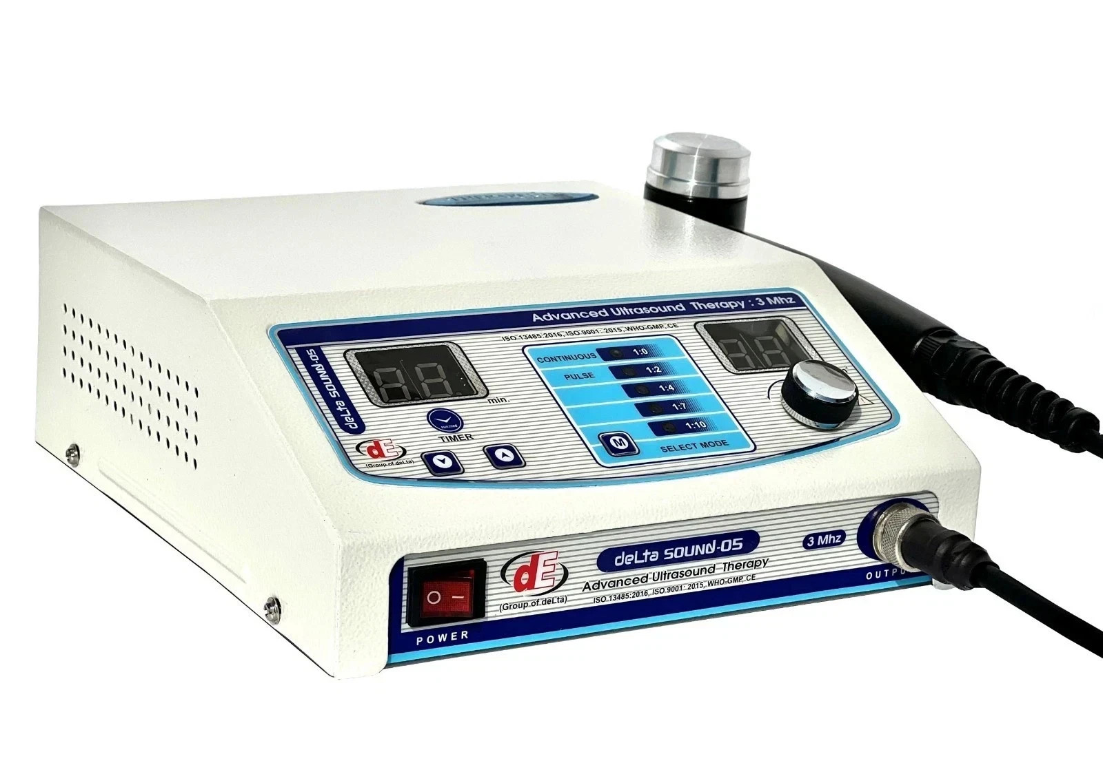 Ultrasound Physiotherapy Device 3 Mhz Delta : Digi Device