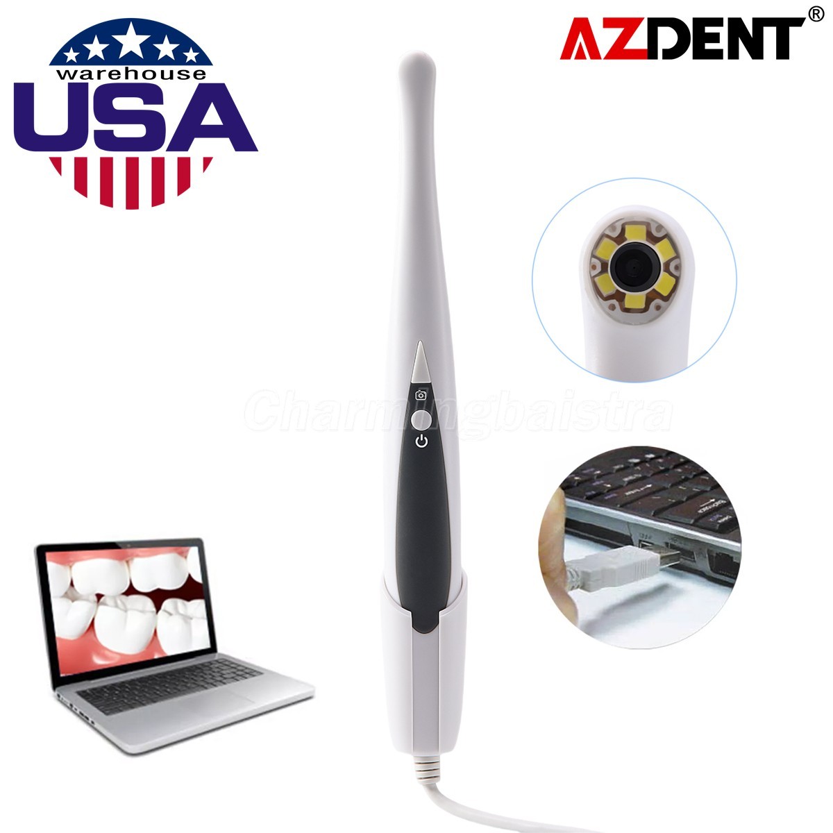 Dental Intra Oral Camera 6LED Light 1/4CMOS Automatic focus USB 2.0 port powered