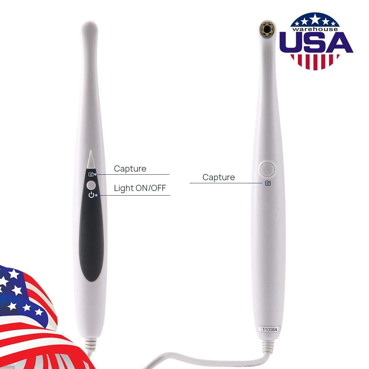 Dental Intraoral Camera USB 6LED Imaging Automatic Focus Oral Endoscope 1/4 CMOS