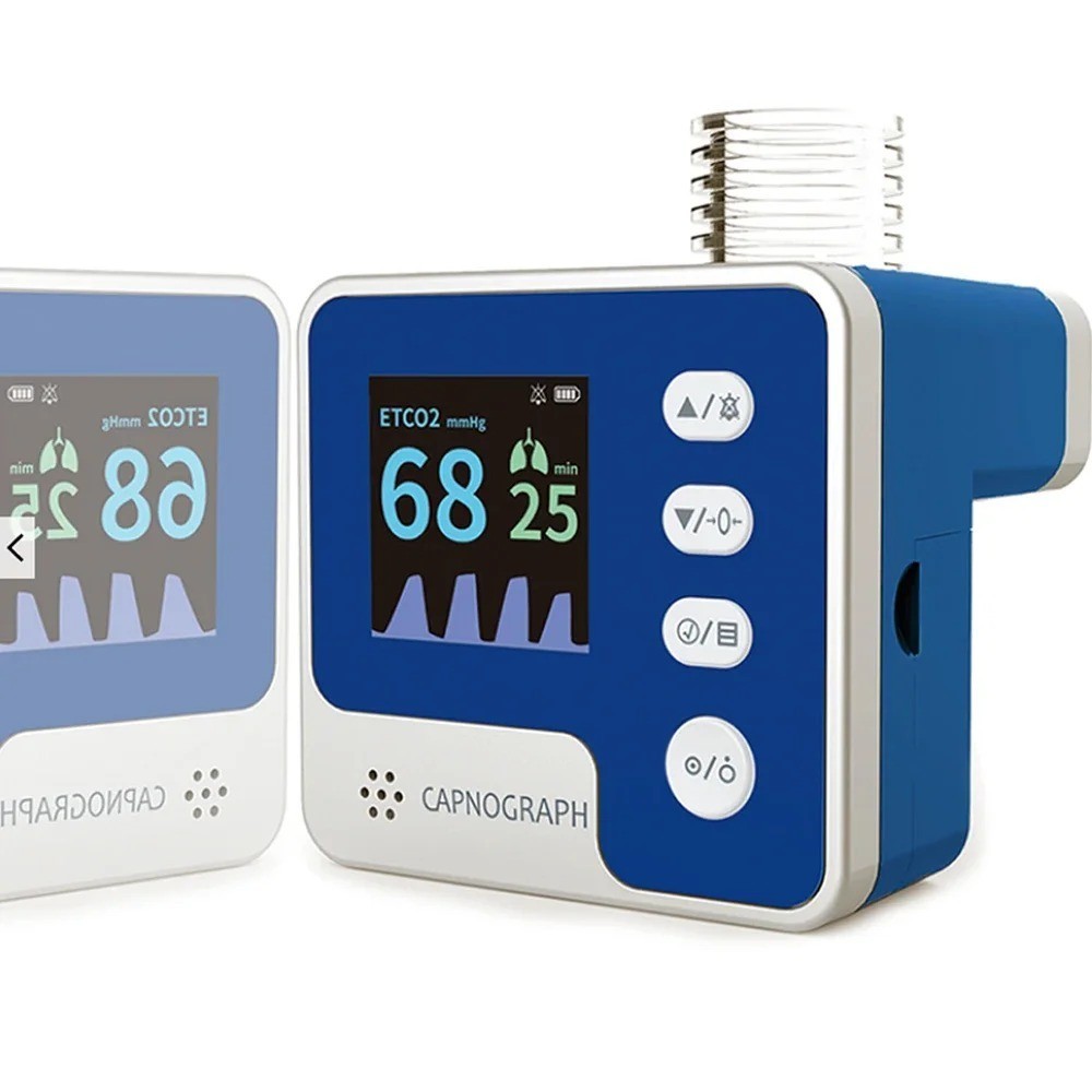 CA10M Mainstream End-tidal Capnograph ETCO2 Respiration Alarm Monitor Human use