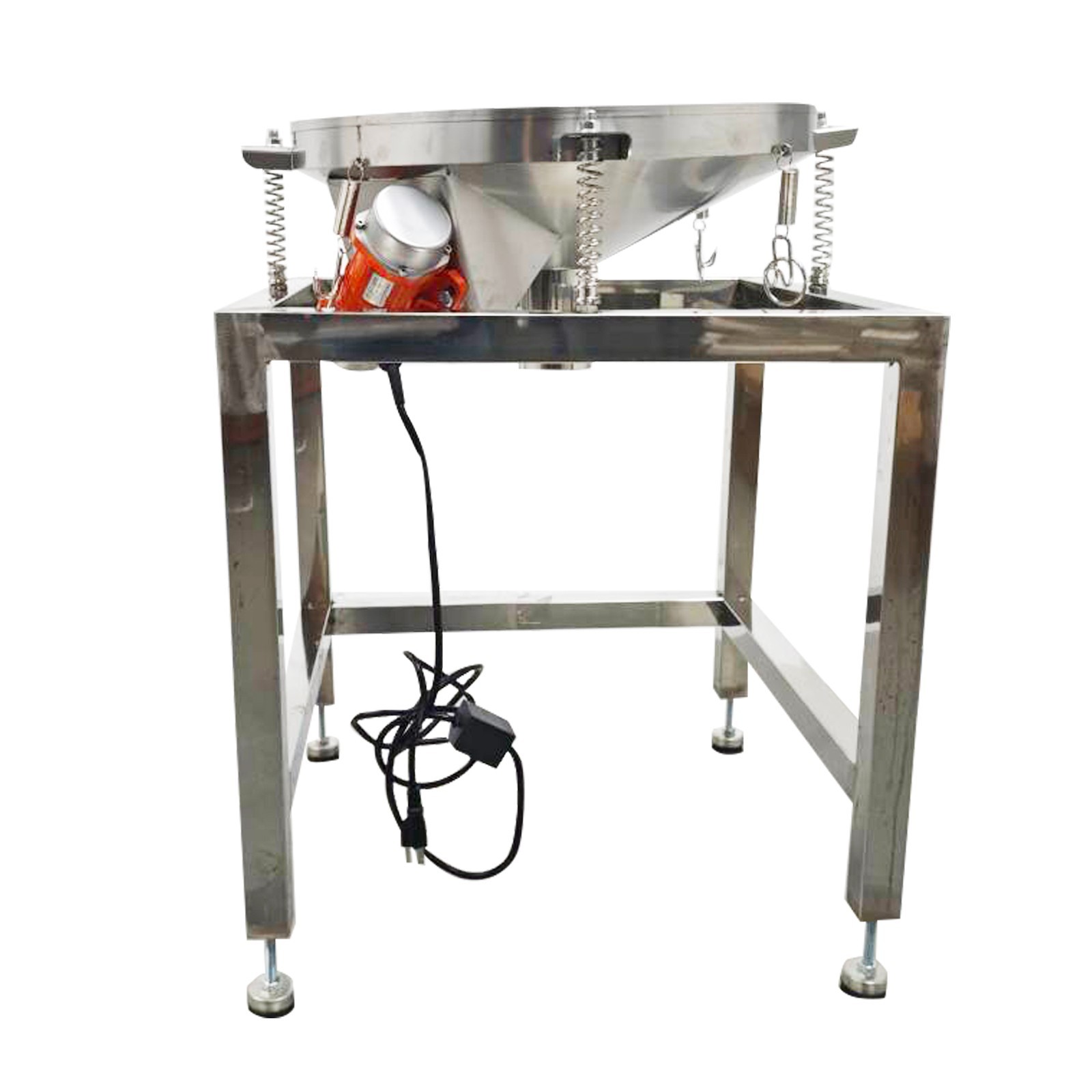 110V/60HZ Vibrating Sieve with 20 Mesh,50 Mesh Screen And Lid 1-Layer Shaker