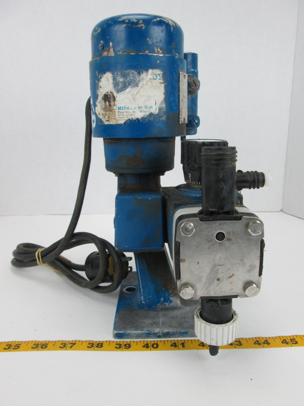 Milton Roy Flow Control M-75 Type ADWB 56N 4 R# 115V 75W 1600RPM 60Hz GS