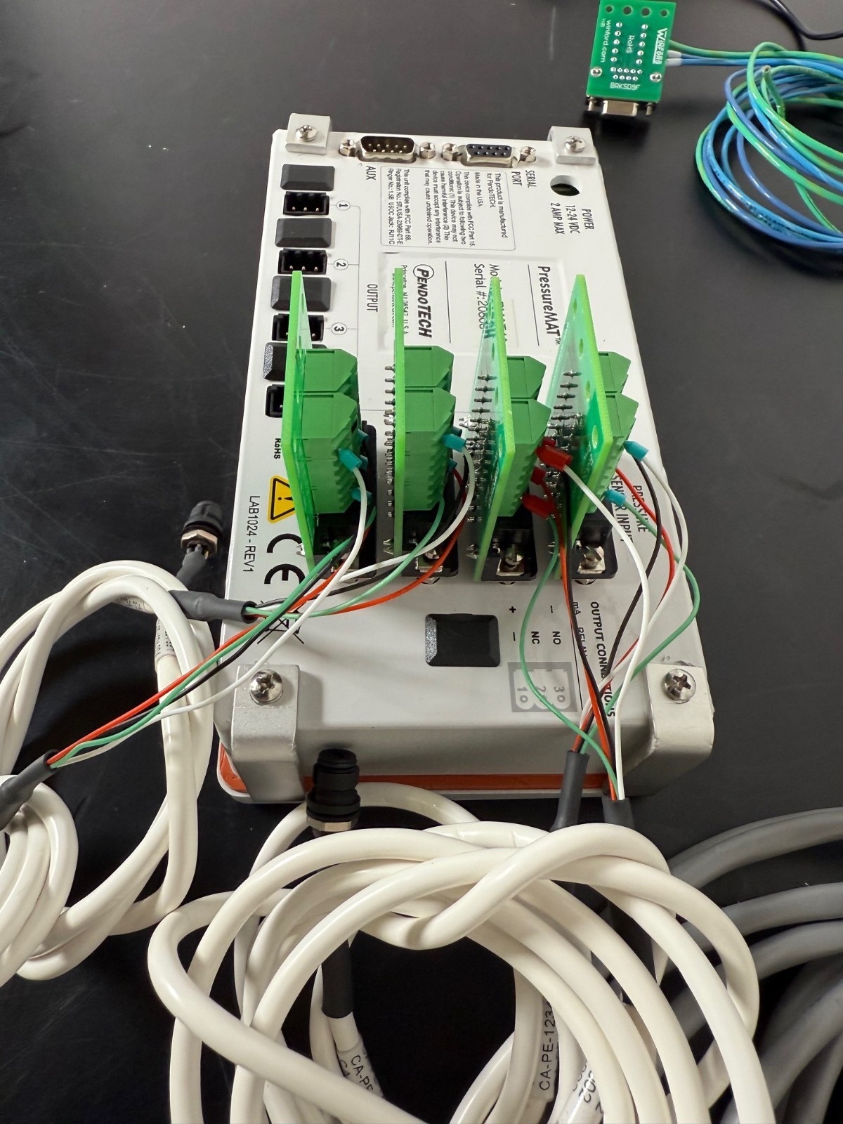 PendoTECH PressureMAT PMAT4A Plus Monitor w/4 x Input, 4 x Output & Aux Cables
