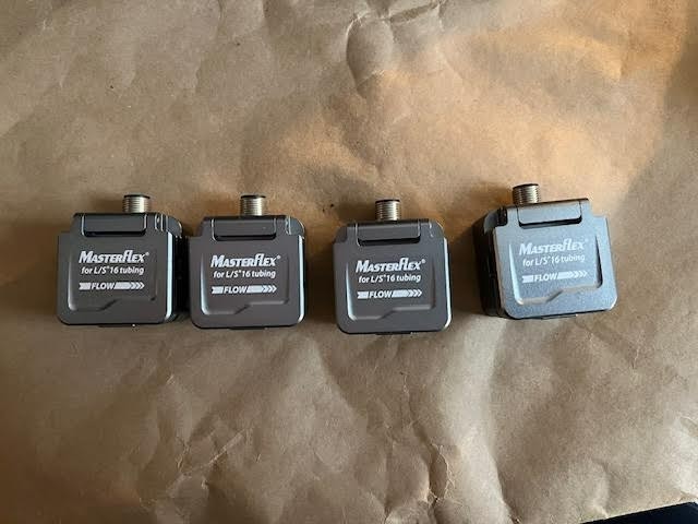 MasterflexUltrasonic Flow Sensor for L/S 16 Tubing 33501-16 lot of 4 pcs 1 price