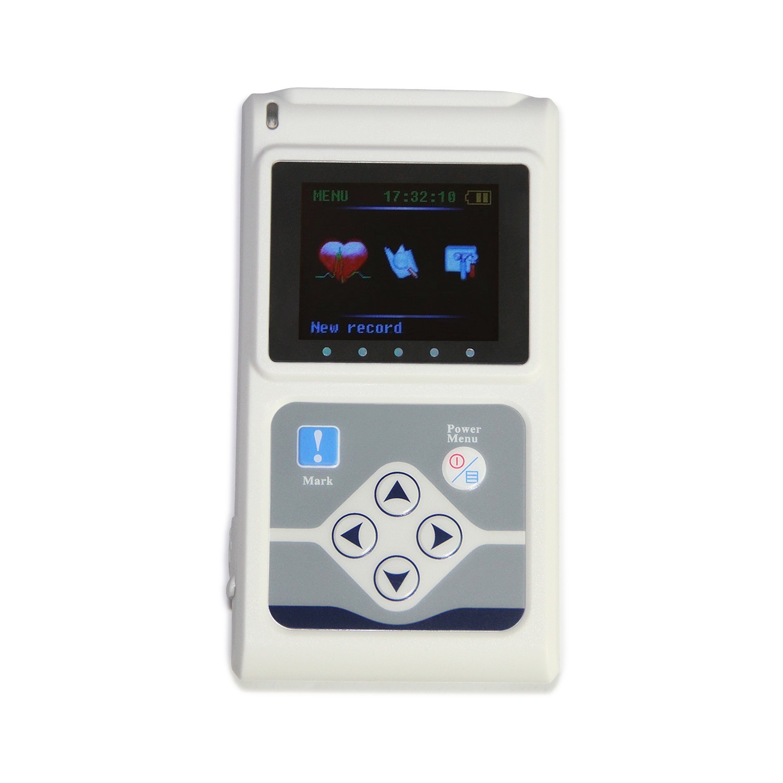 3Channel ECG Holter Monitor-Heart EKG Recorder for Continuous Cardiac Monitoring
