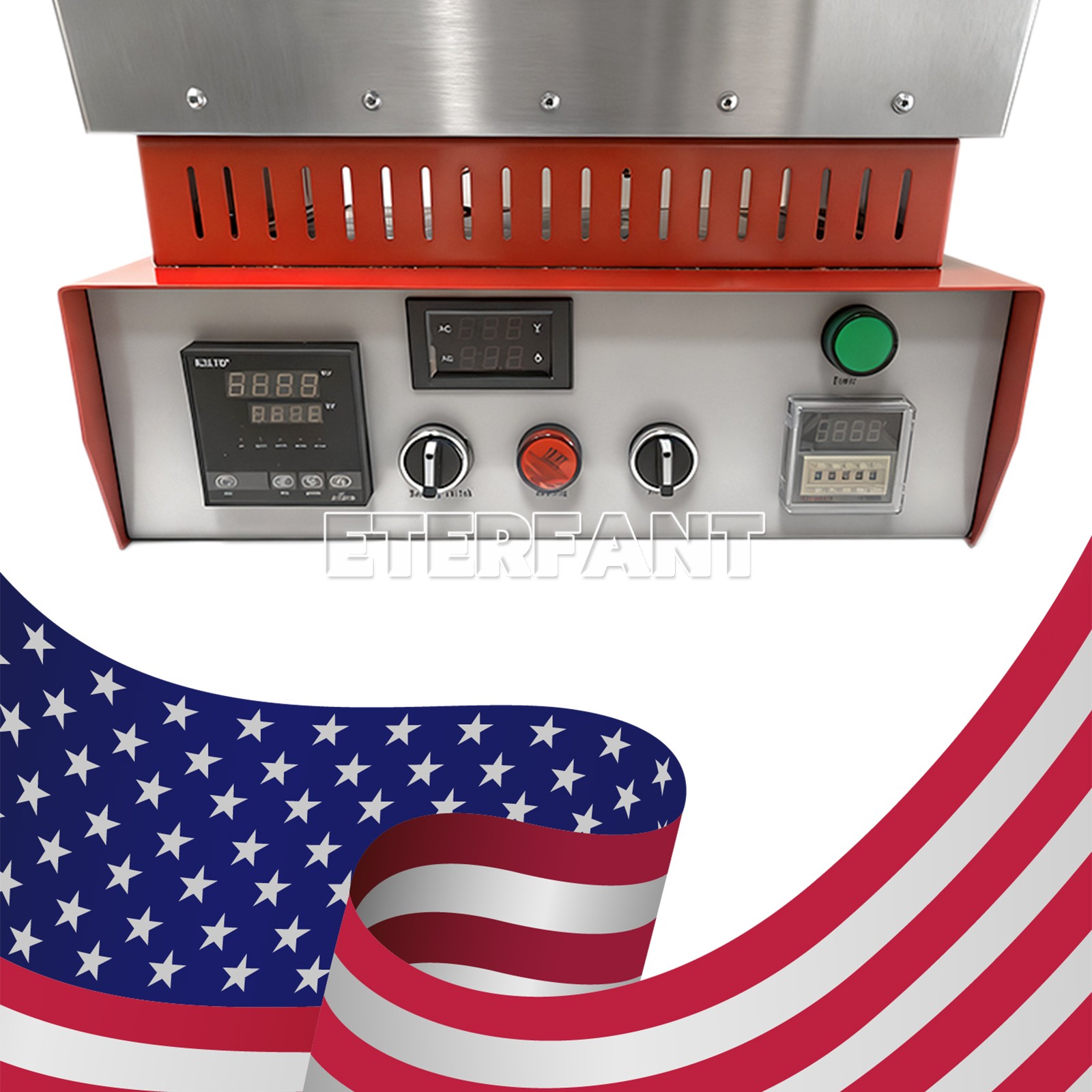 ETERFANT Dental 3000w Burnout Furnace Ceramic Fiber Heating Furnace 110V 1100℃