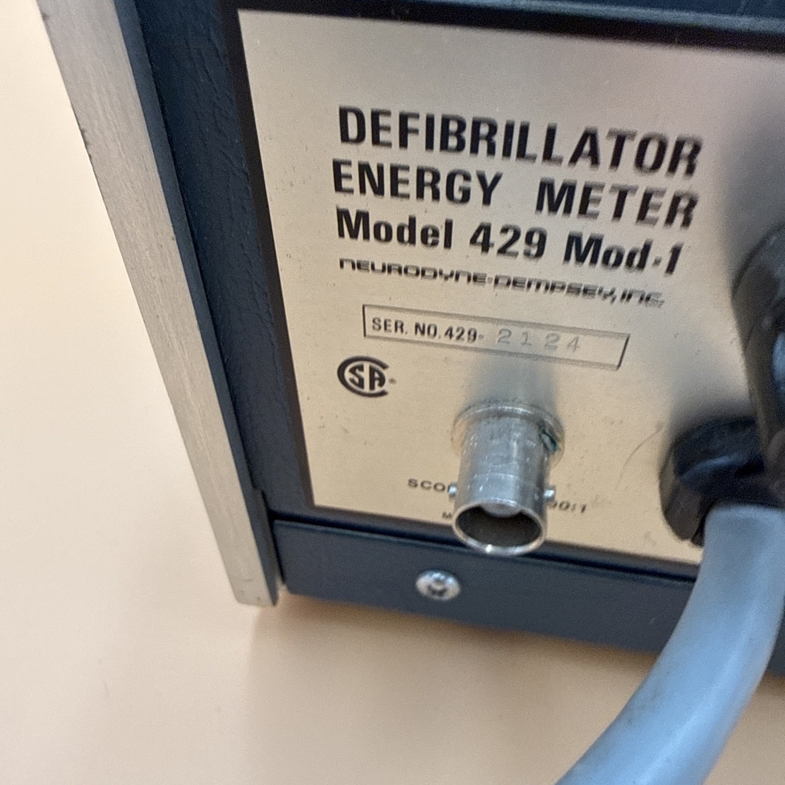 Cardiac DC 429 Mod-1 Energy Meter
