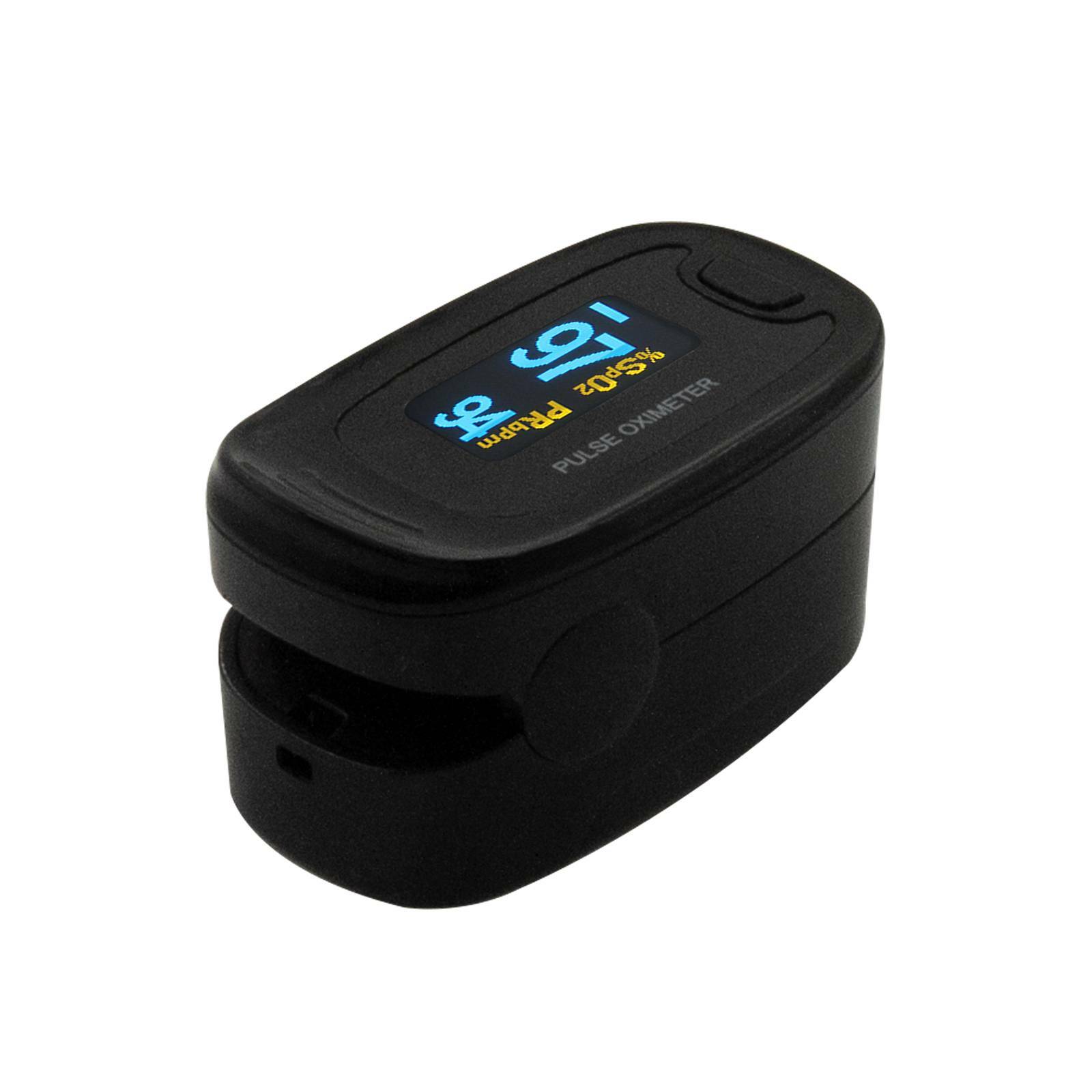 Finger Pulse Oximeter With Case Fingertip Oximetro de pulso de dedo OLED US