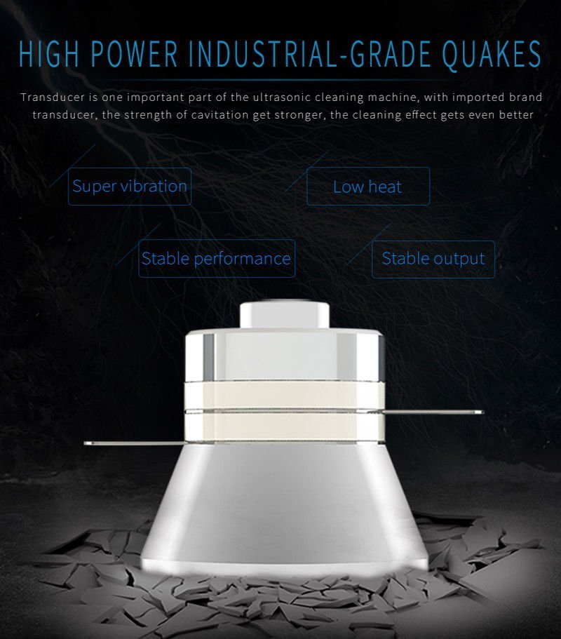 800ml 0.8L Ultrasonic Cleaner Digital Sonic Cleaning Equipment Stainless Steel