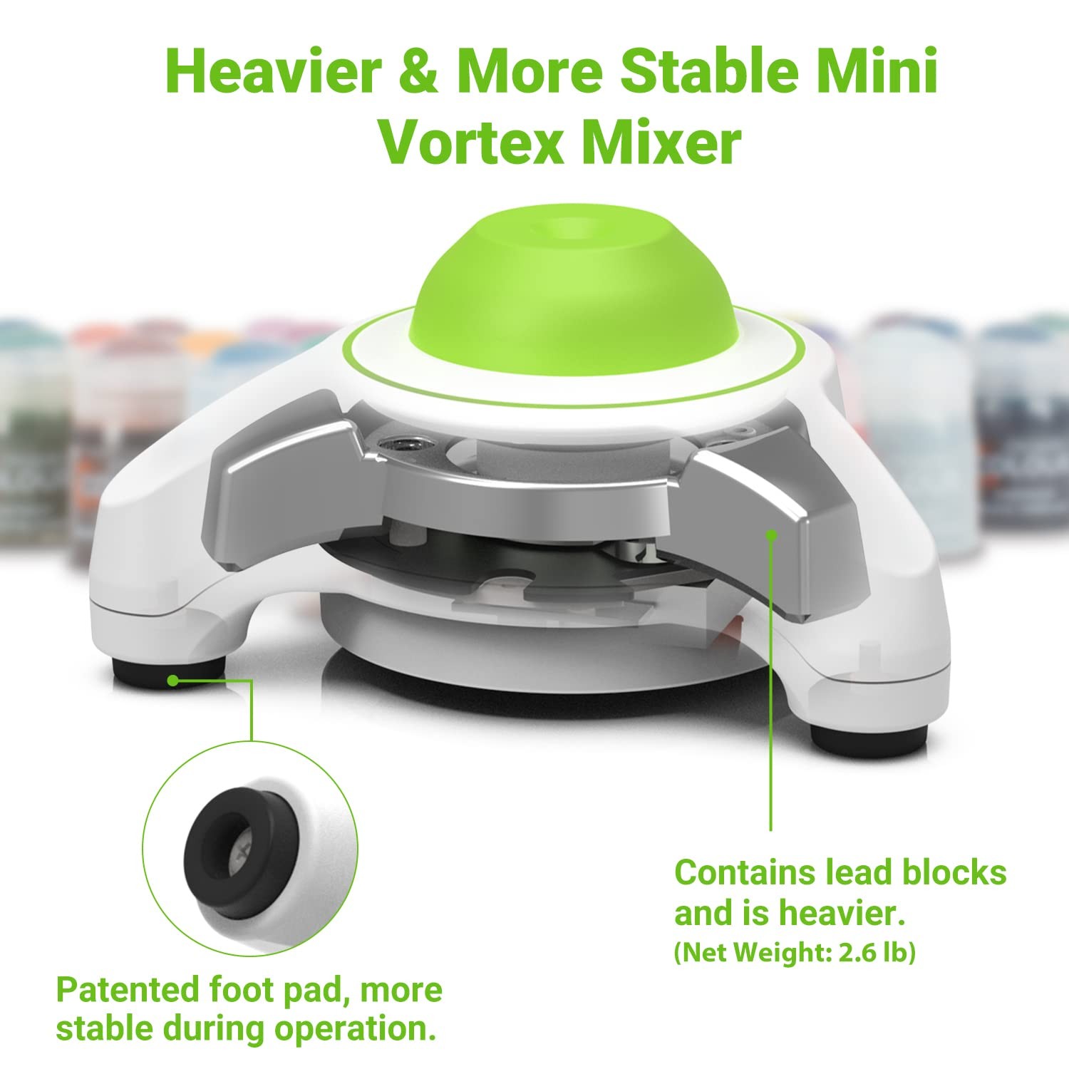 Lab Vortex Mixer Vortex Shaker Mini Vortex 5600RPM for Lab Paint Nail Polish New