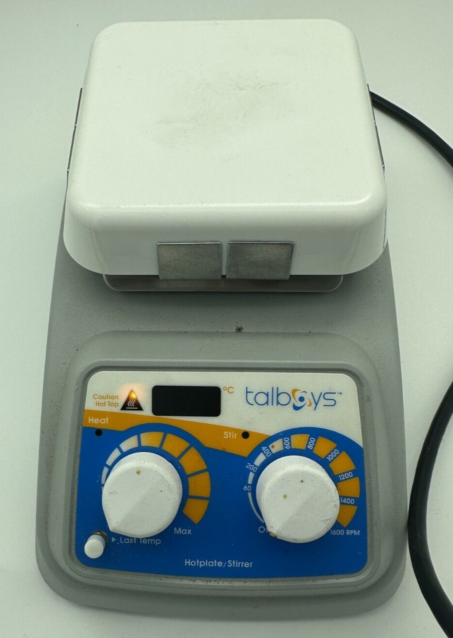 Talboys 984TA4CHSUSA Ceramic Hot Plate Stirrer, 4″x4″x 60-1600 rpm