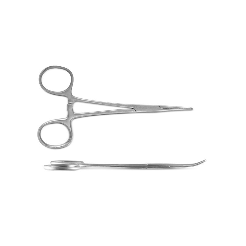 Dental Hemostat Forceps – Curved / Small Stainless Steel Surgical Tool
