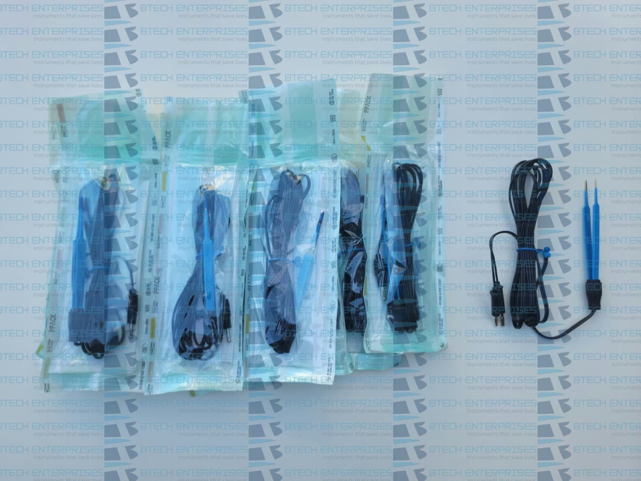 Disposable Non Stick Bipolar McPherson Forcep Electrosurgical Sterile Pack of 12
