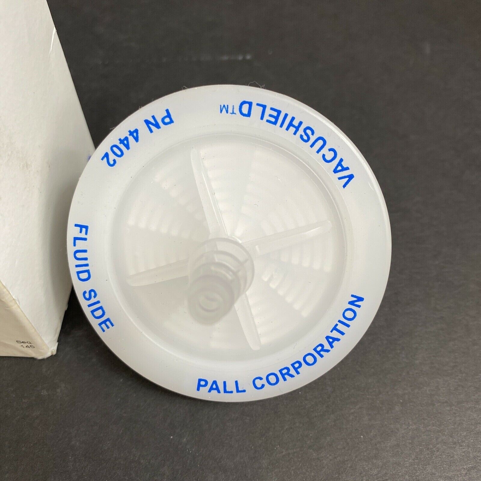 Pall Vent Filter Vacushield 0.2 um Pore 50 mm Hose Barb Box of 3 Filters