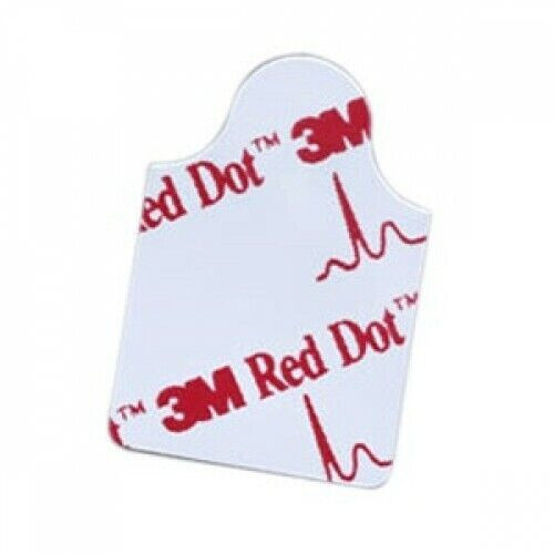100/Pack 3M Red Dot Resting EKG Electrode, ECG Resting Tab Connector #2330