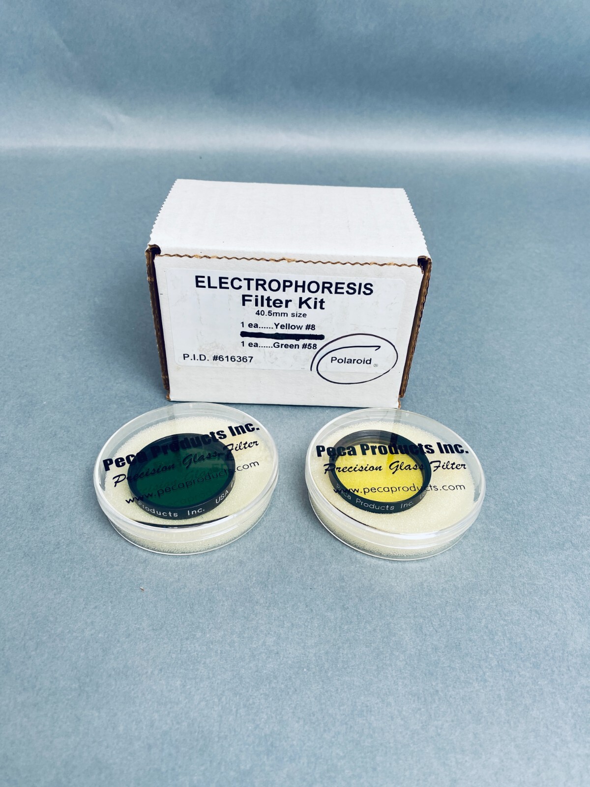 Peca Products Filter Kit for Polaroid Yellow #8 and Green #58 40.8 mm