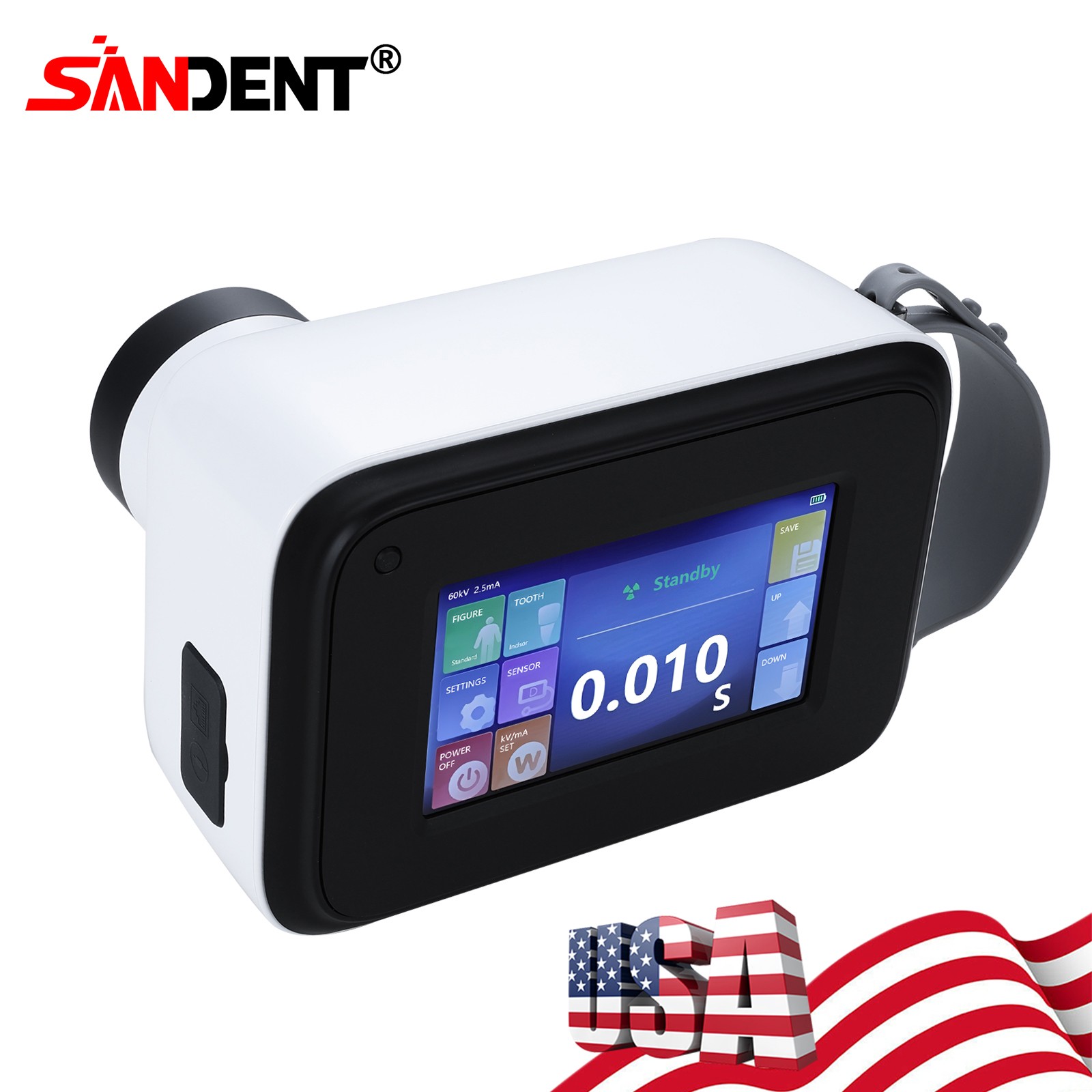 Portable Dental X Mobile Ray Machine Digital Unit High Frequency with Shield