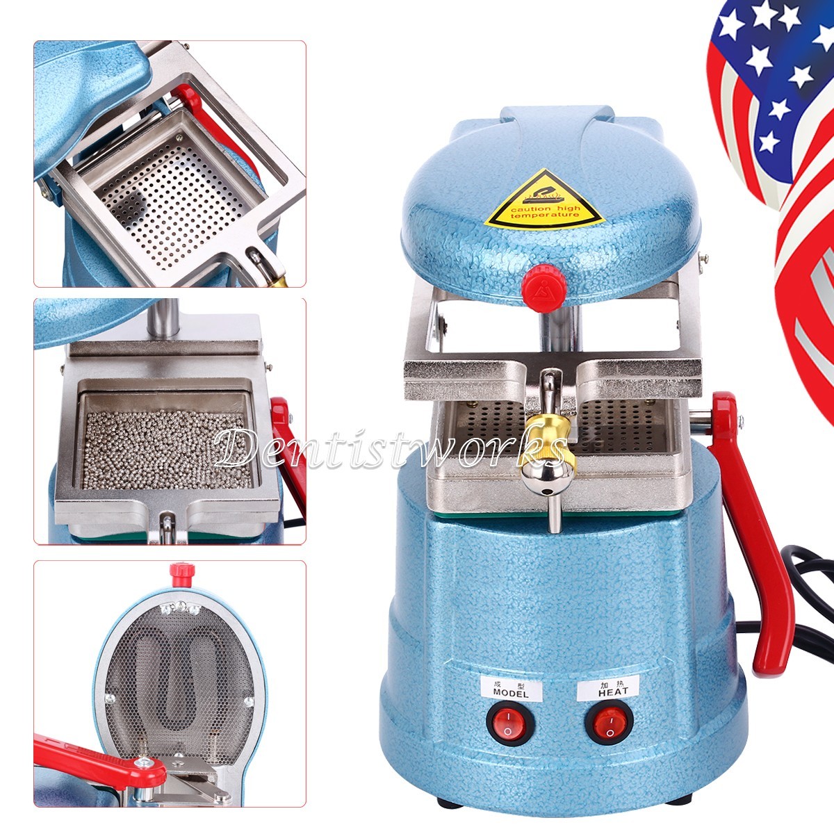 Dental Vacuum Forming Molding Machine Former Heat Thermoforming Lab Equipment