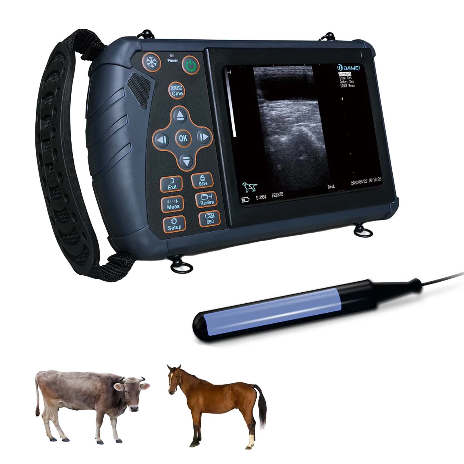 Veterinary Ultrasound machine Vet ultrasound Scanner 7.5Rectal Probe For animals