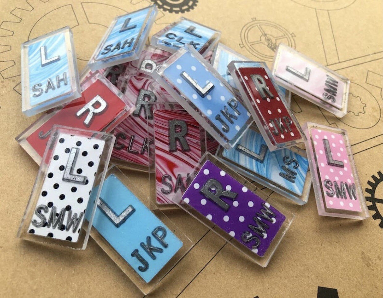 Xray Marker Plastic Clear Casing 10 Piece Set