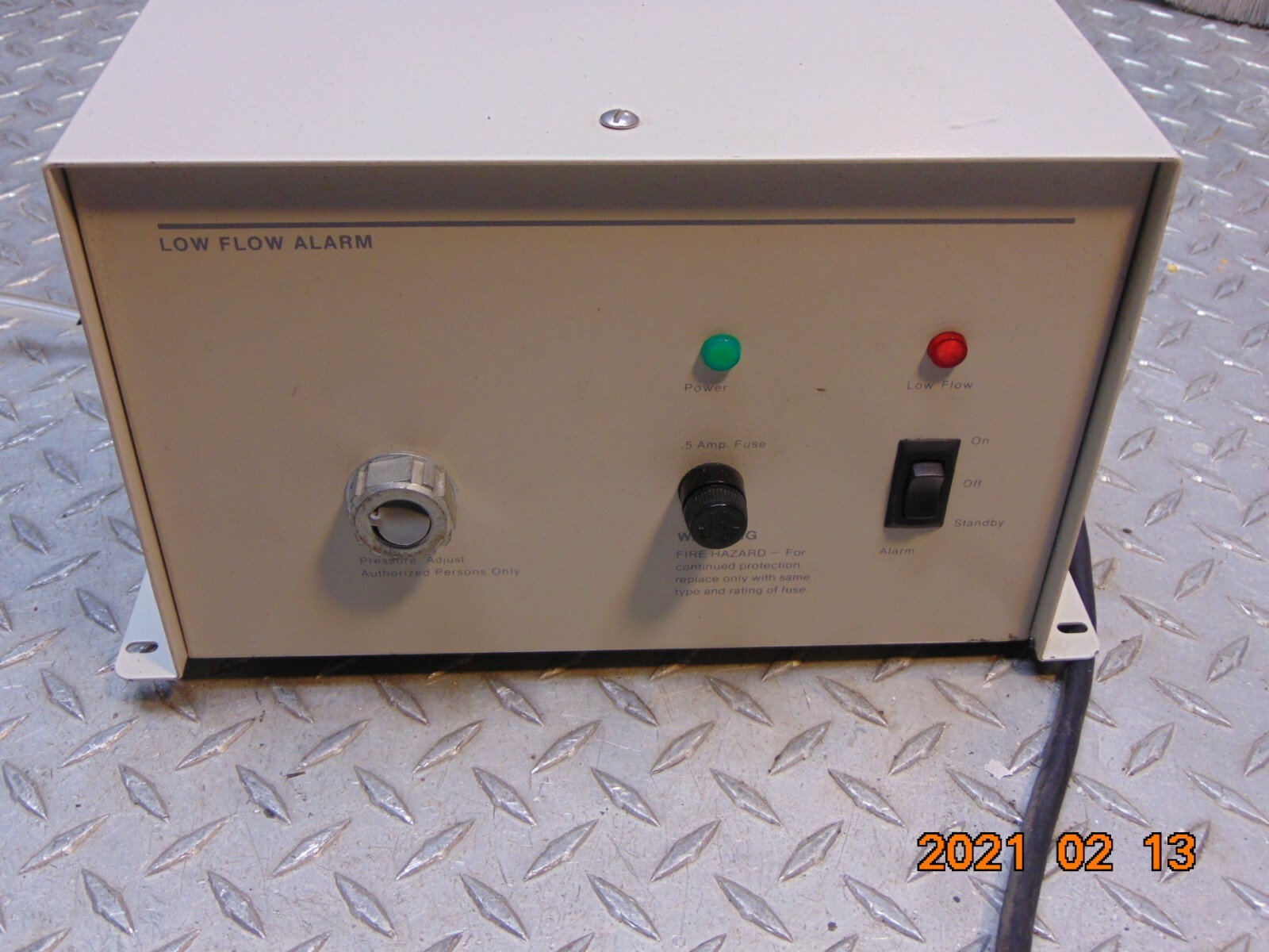 FORMA SCIENTIFIC 191168 LOW FLOW ALARM 120V 1-PHASE .1A