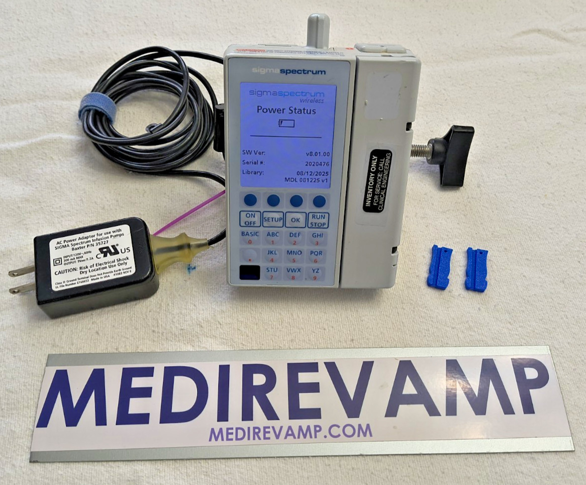 Baxter Sigma Spectrum Infusion Pump A/B/C/N Wireless Battery 30 DAY WARRANTY