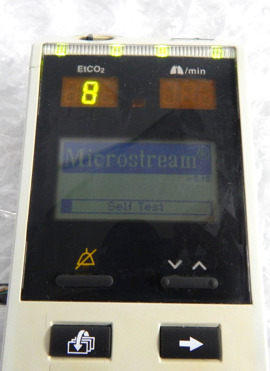 ORIDION MICROCAP HANDHELD CAPNOGRAPH S/N 451