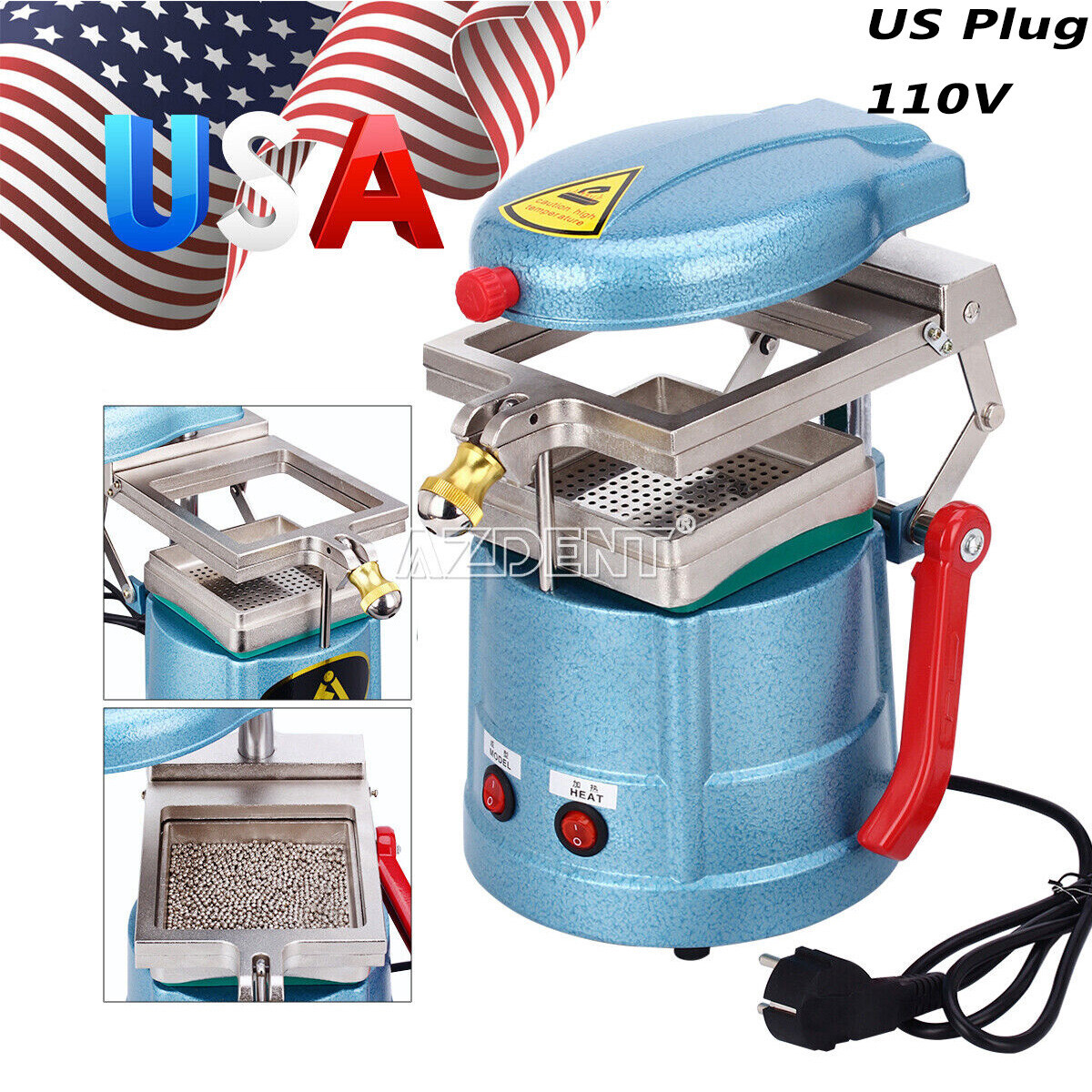 Dental Vacuum Former Molding Thermoforming Machine Equipment Machine 110V